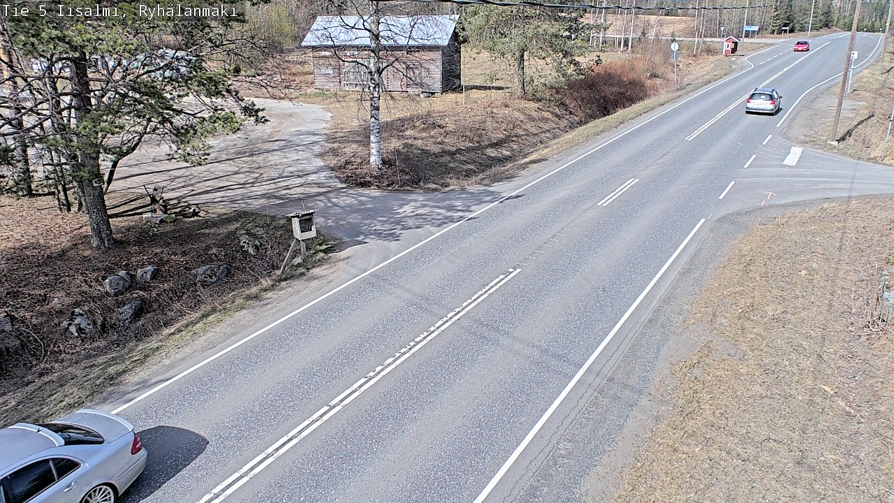 Weather Camera Image Väg 5 Idensalmi, Ryhälänmäki, Iisalmi, Pohjois-Savo