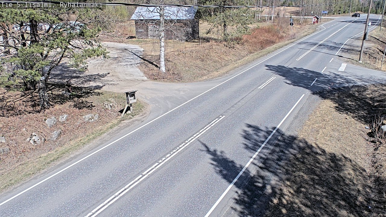 Weather Camera Image Road 5 Iisalmi, Ryhälänmäki, Iisalmi, Pohjois-Savo