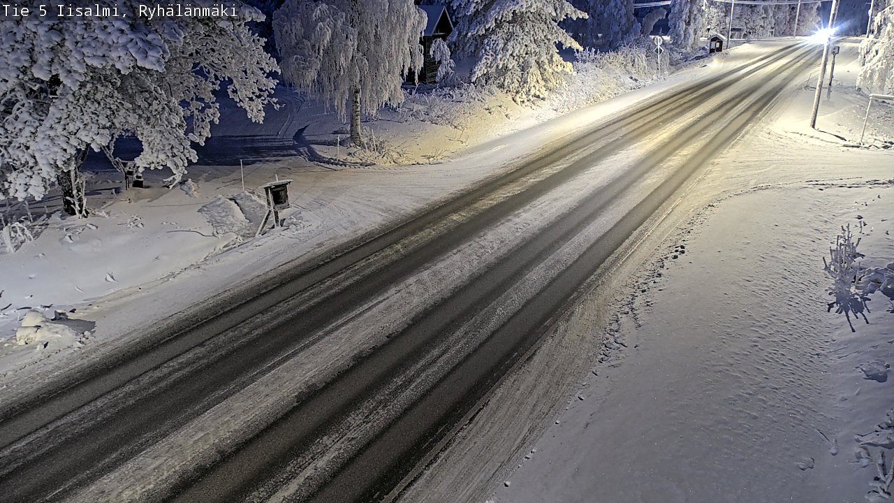 Weather Camera Image Väg 5 Idensalmi, Ryhälänmäki, Iisalmi, Pohjois-Savo