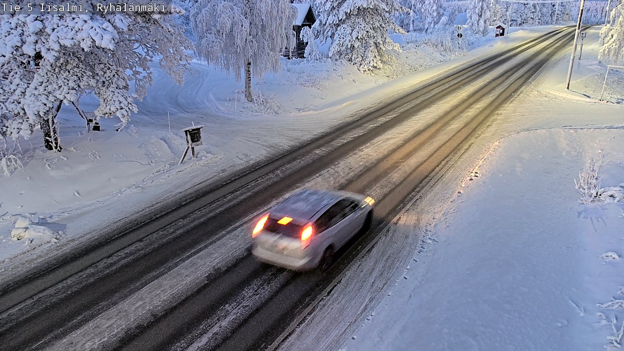 Weather Camera Image Väg 5 Idensalmi, Ryhälänmäki, Iisalmi, Pohjois-Savo