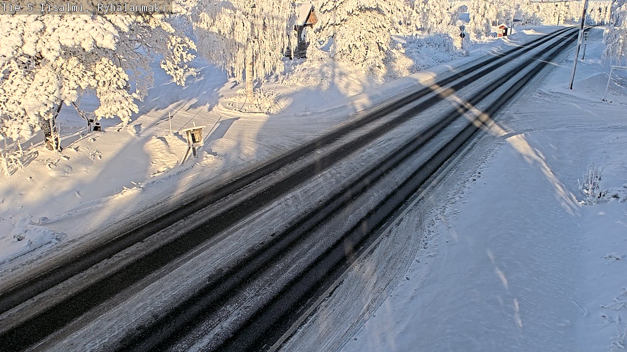 Weather Camera Image Väg 5 Idensalmi, Ryhälänmäki, Iisalmi, Pohjois-Savo