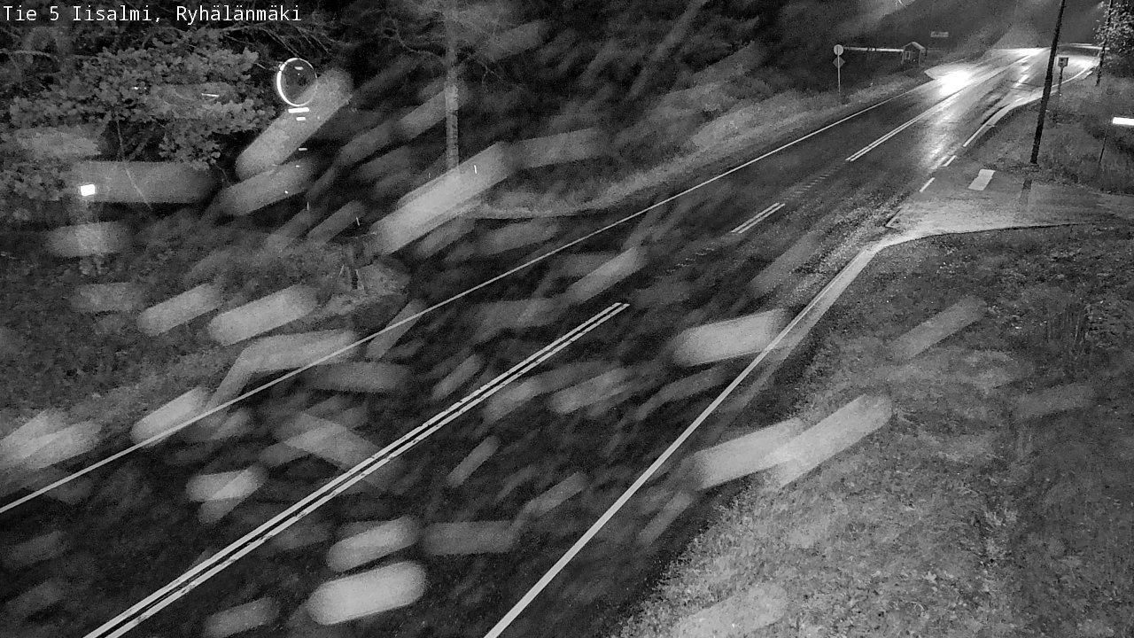 Weather Camera Image Road 5 Iisalmi, Ryhälänmäki, Iisalmi, Pohjois-Savo