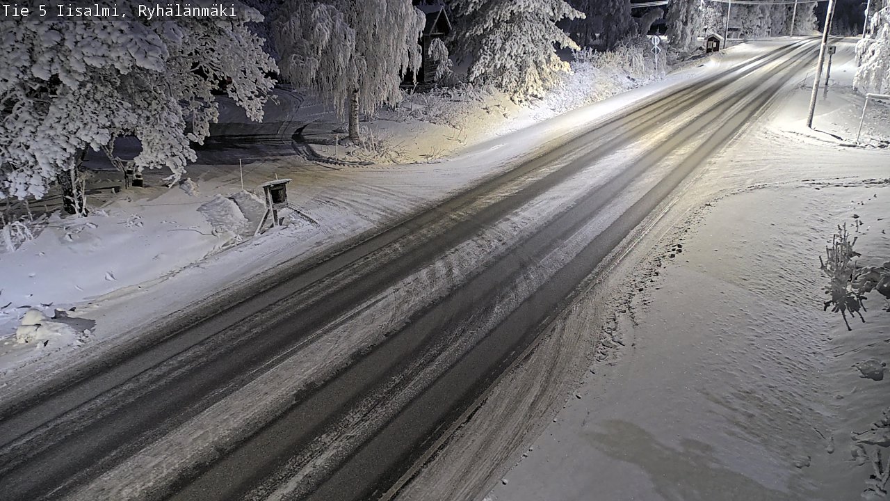 Weather Camera Image Väg 5 Idensalmi, Ryhälänmäki, Iisalmi, Pohjois-Savo
