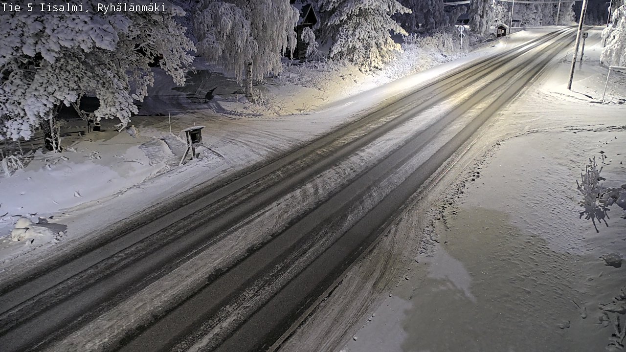 Weather Camera Image Väg 5 Idensalmi, Ryhälänmäki, Iisalmi, Pohjois-Savo