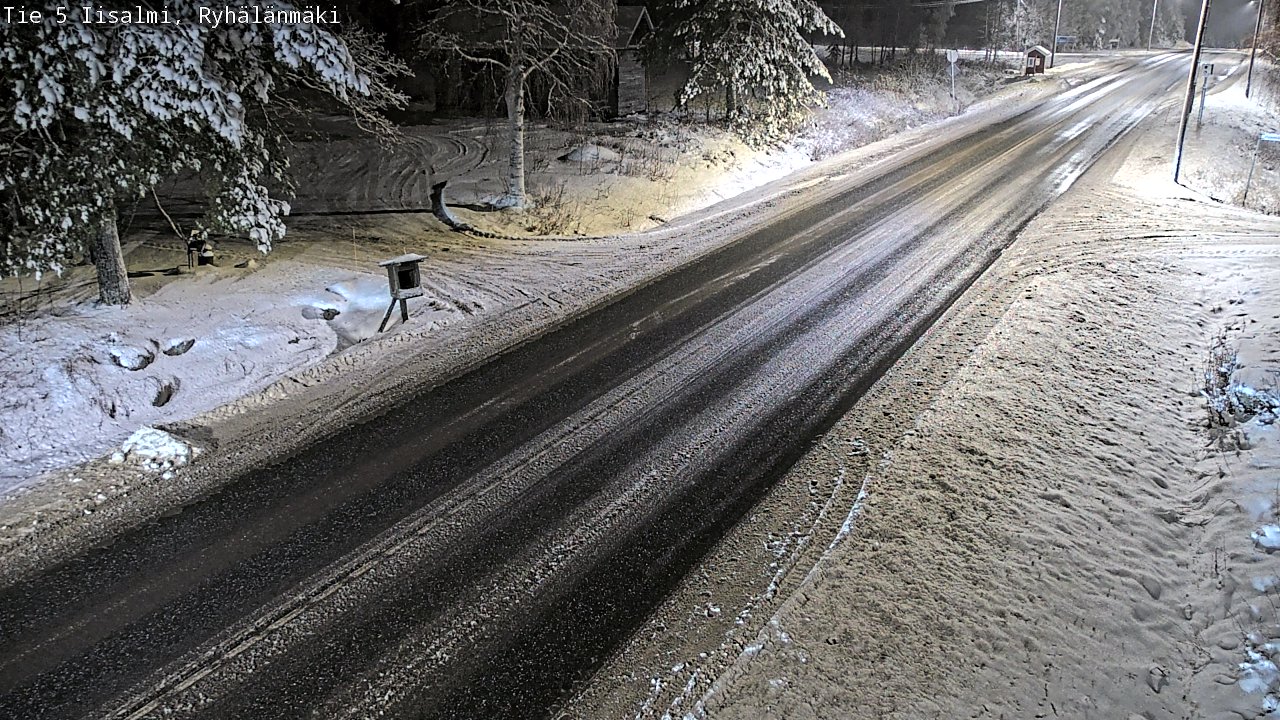 Weather Camera Image Väg 5 Idensalmi, Ryhälänmäki, Iisalmi, Pohjois-Savo