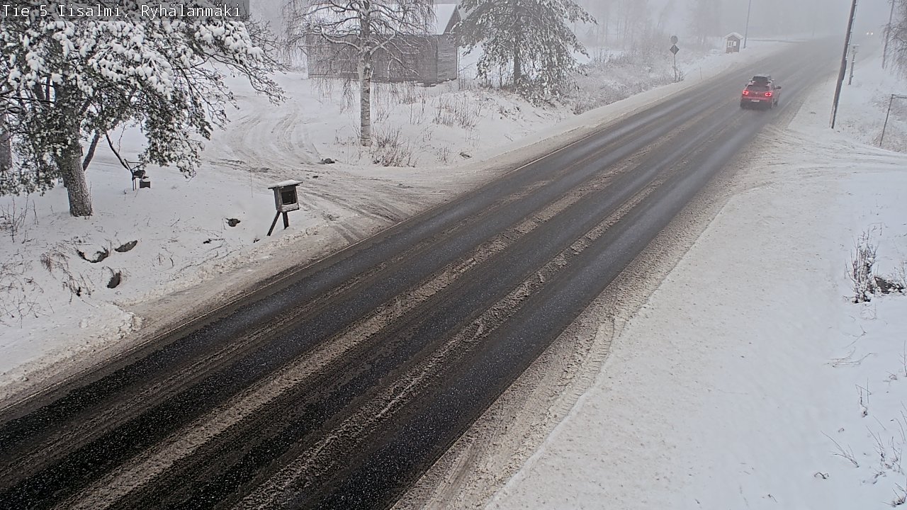 Weather Camera Image Väg 5 Idensalmi, Ryhälänmäki, Iisalmi, Pohjois-Savo