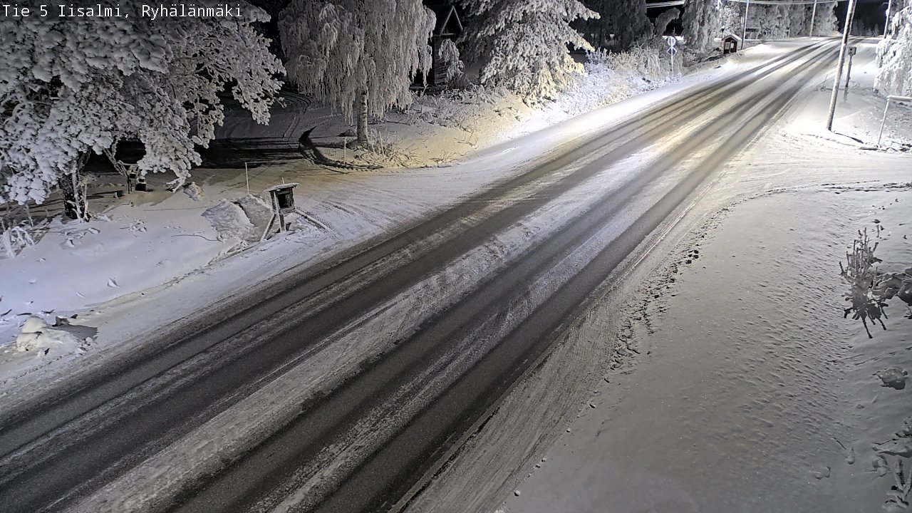 Weather Camera Image Väg 5 Idensalmi, Ryhälänmäki, Iisalmi, Pohjois-Savo