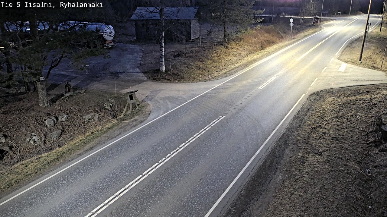 Weather Camera Image Väg 5 Idensalmi, Ryhälänmäki, Iisalmi, Pohjois-Savo