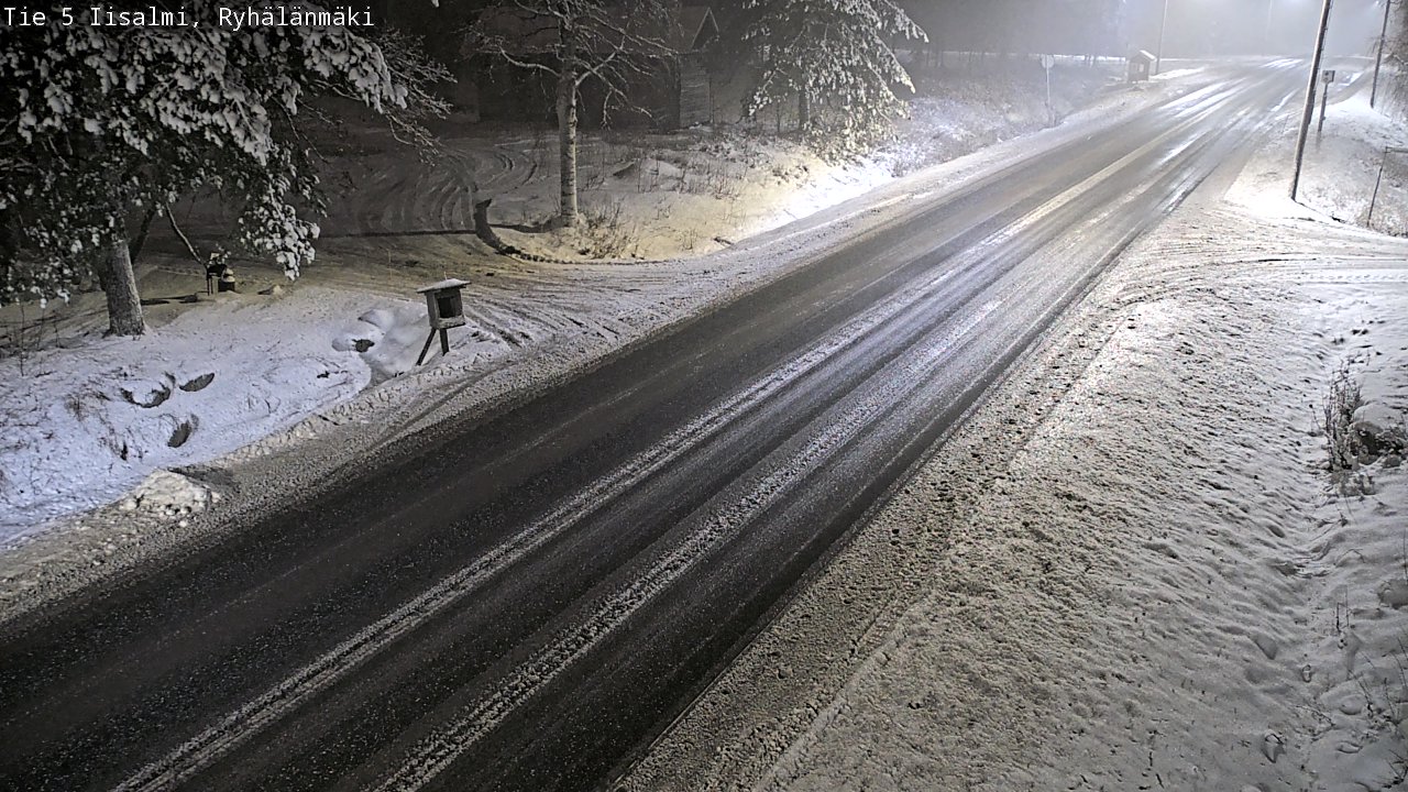 Weather Camera Image Väg 5 Idensalmi, Ryhälänmäki, Iisalmi, Pohjois-Savo
