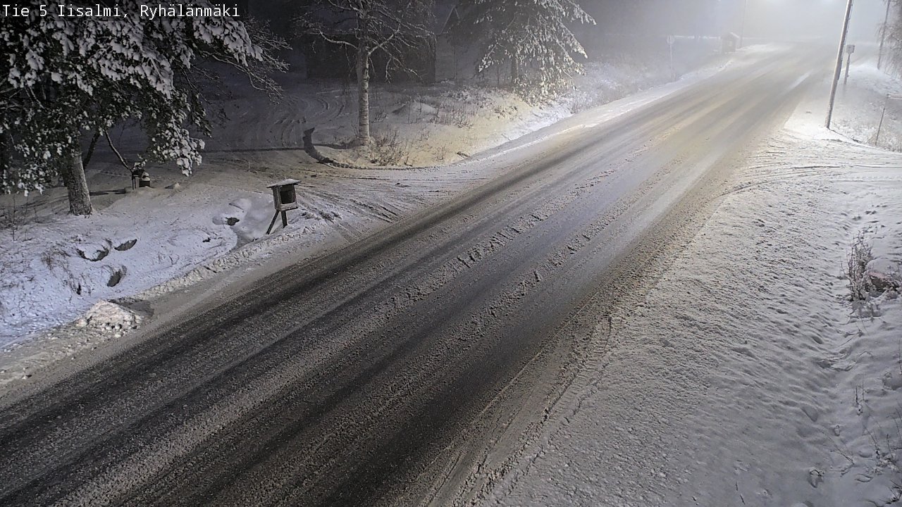 Weather Camera Image Väg 5 Idensalmi, Ryhälänmäki, Iisalmi, Pohjois-Savo