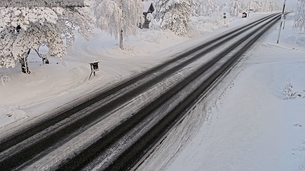 Weather Camera Image Väg 5 Idensalmi, Ryhälänmäki, Iisalmi, Pohjois-Savo