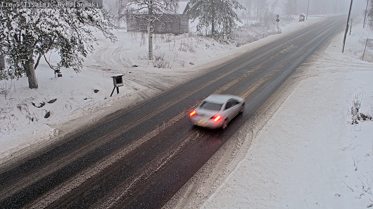 Weather Camera Image Väg 5 Idensalmi, Ryhälänmäki, Iisalmi, Pohjois-Savo