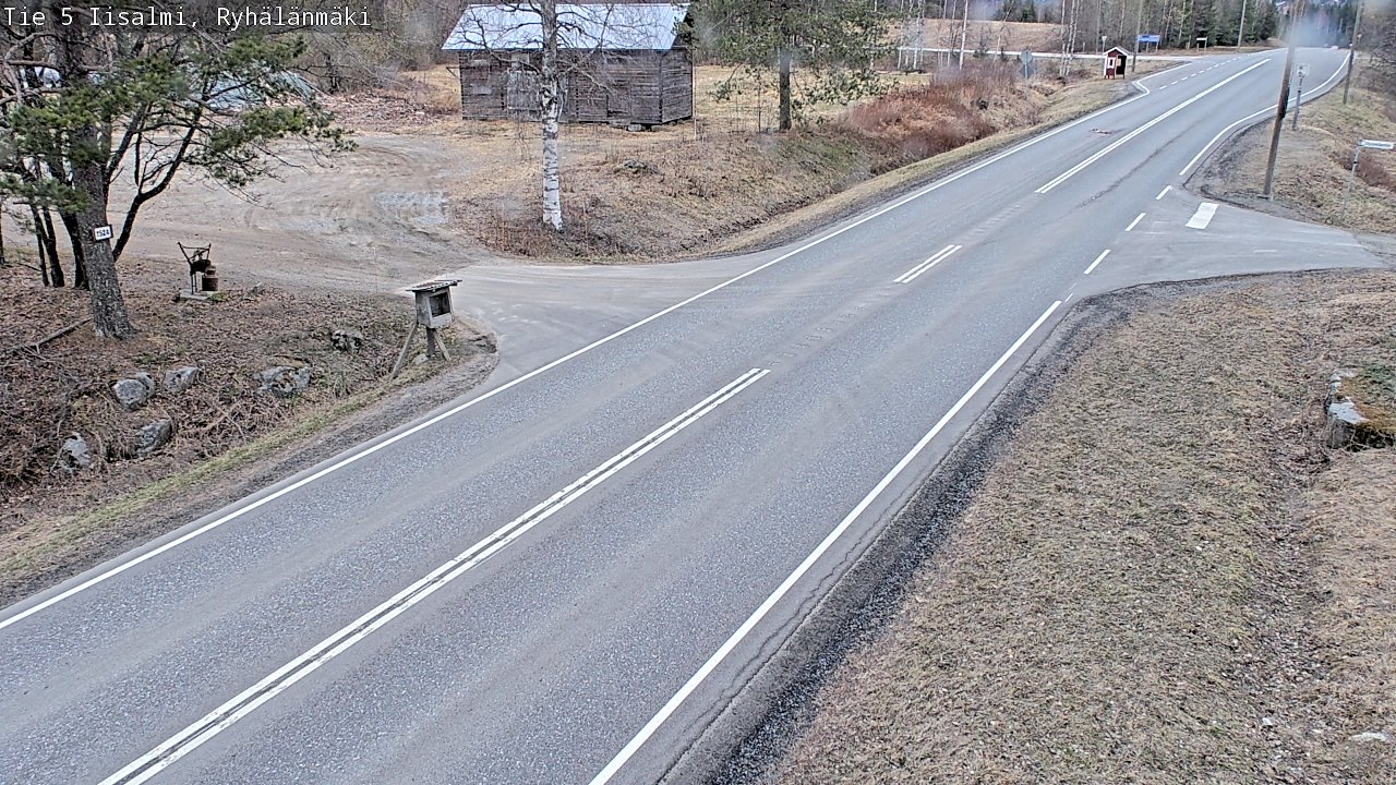 Weather Camera Image Road 5 Iisalmi, Ryhälänmäki, Iisalmi, Pohjois-Savo