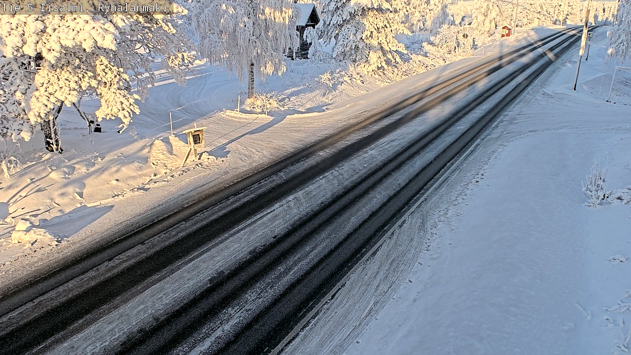 Weather Camera Image Väg 5 Idensalmi, Ryhälänmäki, Iisalmi, Pohjois-Savo
