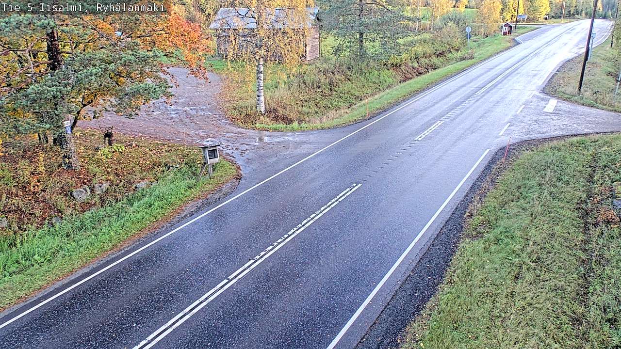 Weather Camera Image Road 5 Iisalmi, Ryhälänmäki, Iisalmi, Pohjois-Savo