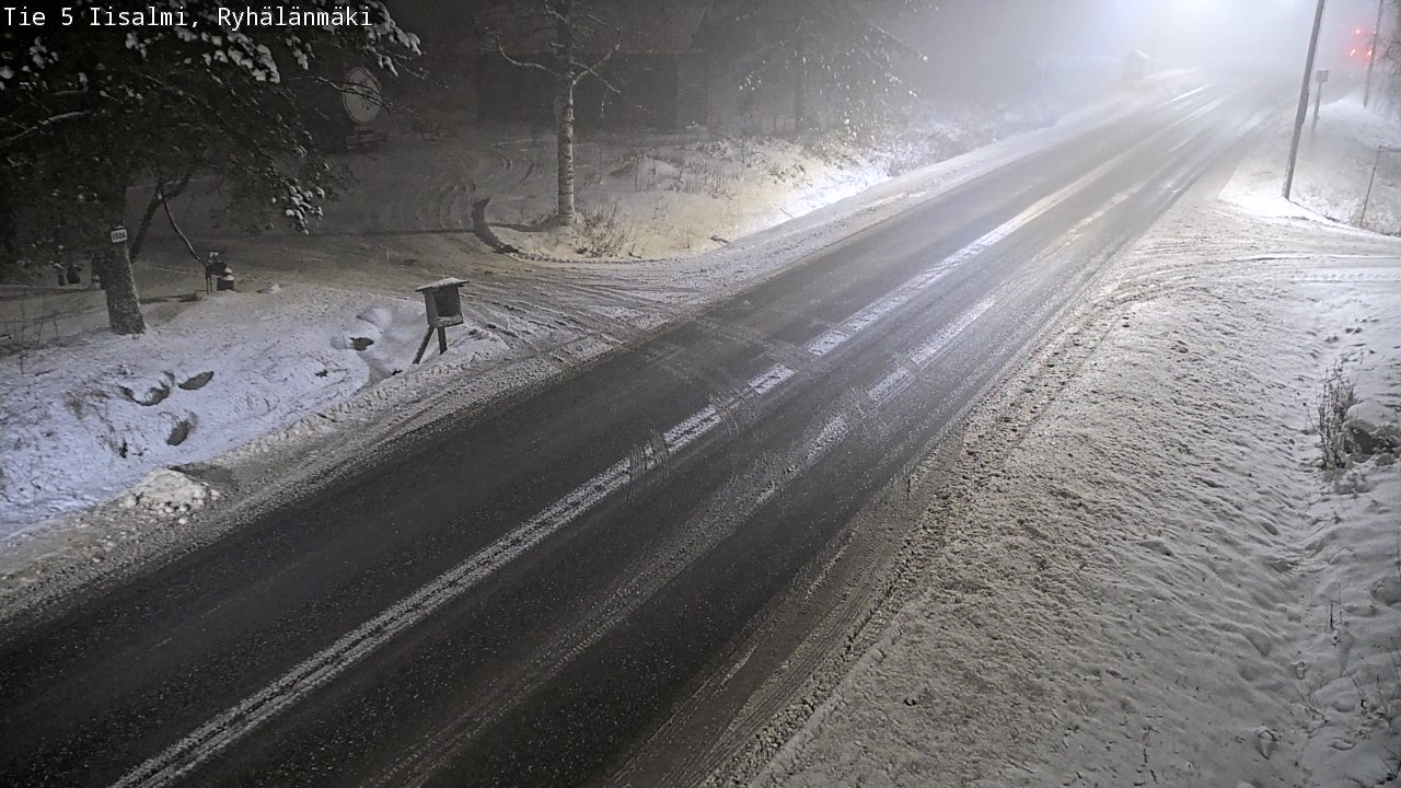 Weather Camera Image Väg 5 Idensalmi, Ryhälänmäki, Iisalmi, Pohjois-Savo