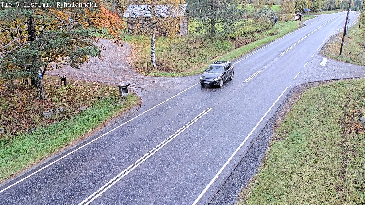 Weather Camera Image Road 5 Iisalmi, Ryhälänmäki, Iisalmi, Pohjois-Savo