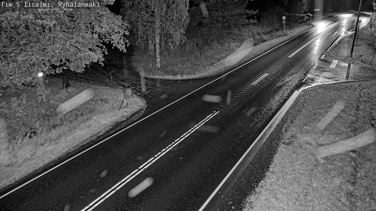Weather Camera Image Road 5 Iisalmi, Ryhälänmäki, Iisalmi, Pohjois-Savo