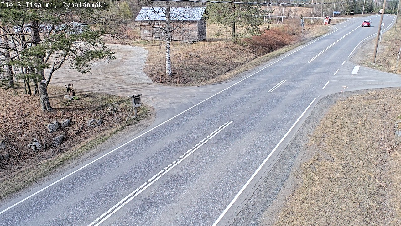 Weather Camera Image Väg 5 Idensalmi, Ryhälänmäki, Iisalmi, Pohjois-Savo