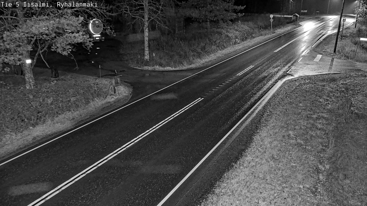 Weather Camera Image Road 5 Iisalmi, Ryhälänmäki, Iisalmi, Pohjois-Savo