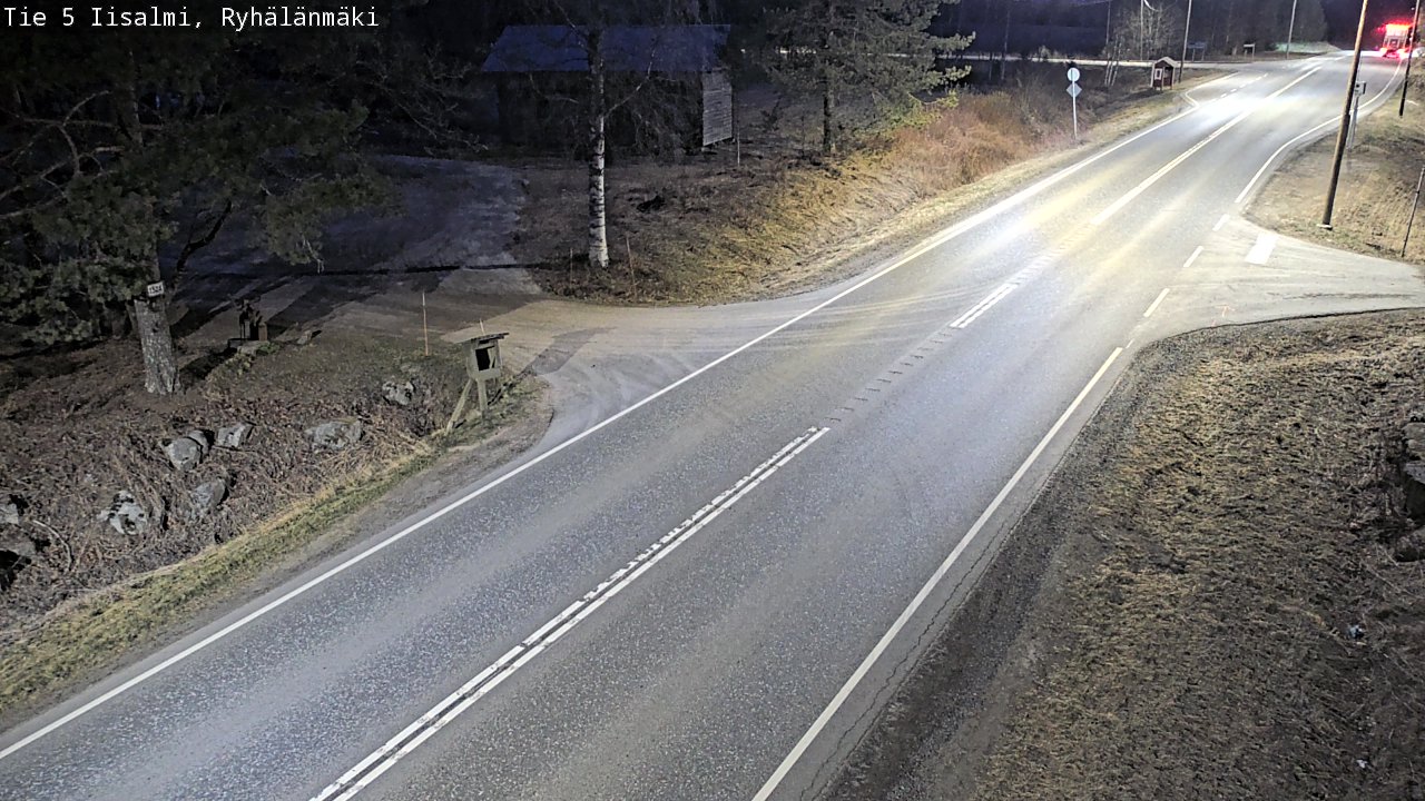 Weather Camera Image Väg 5 Idensalmi, Ryhälänmäki, Iisalmi, Pohjois-Savo