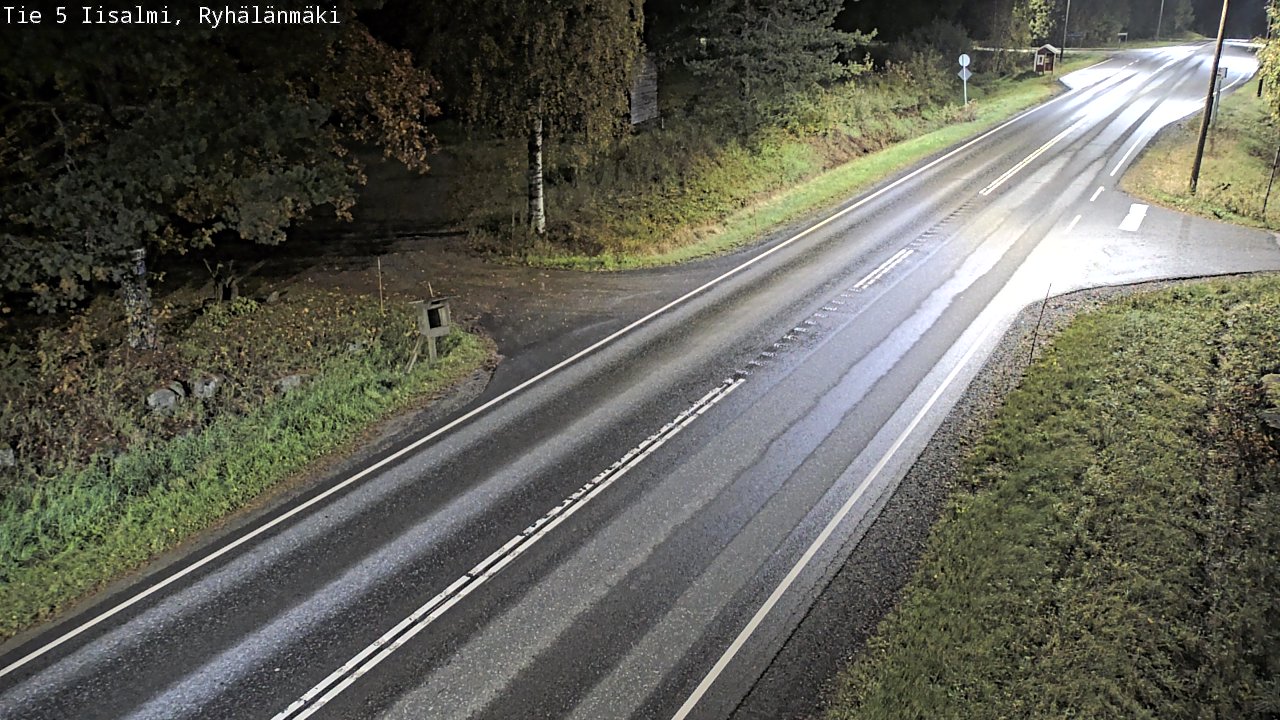 Weather Camera Image Road 5 Iisalmi, Ryhälänmäki, Iisalmi, Pohjois-Savo