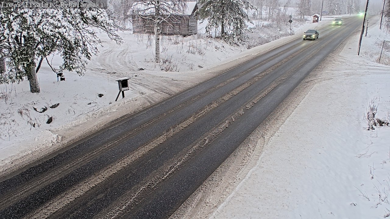 Weather Camera Image Väg 5 Idensalmi, Ryhälänmäki, Iisalmi, Pohjois-Savo