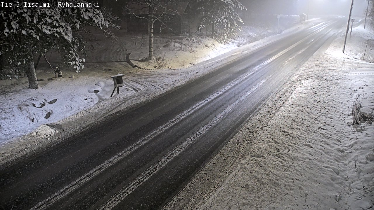 Weather Camera Image Väg 5 Idensalmi, Ryhälänmäki, Iisalmi, Pohjois-Savo