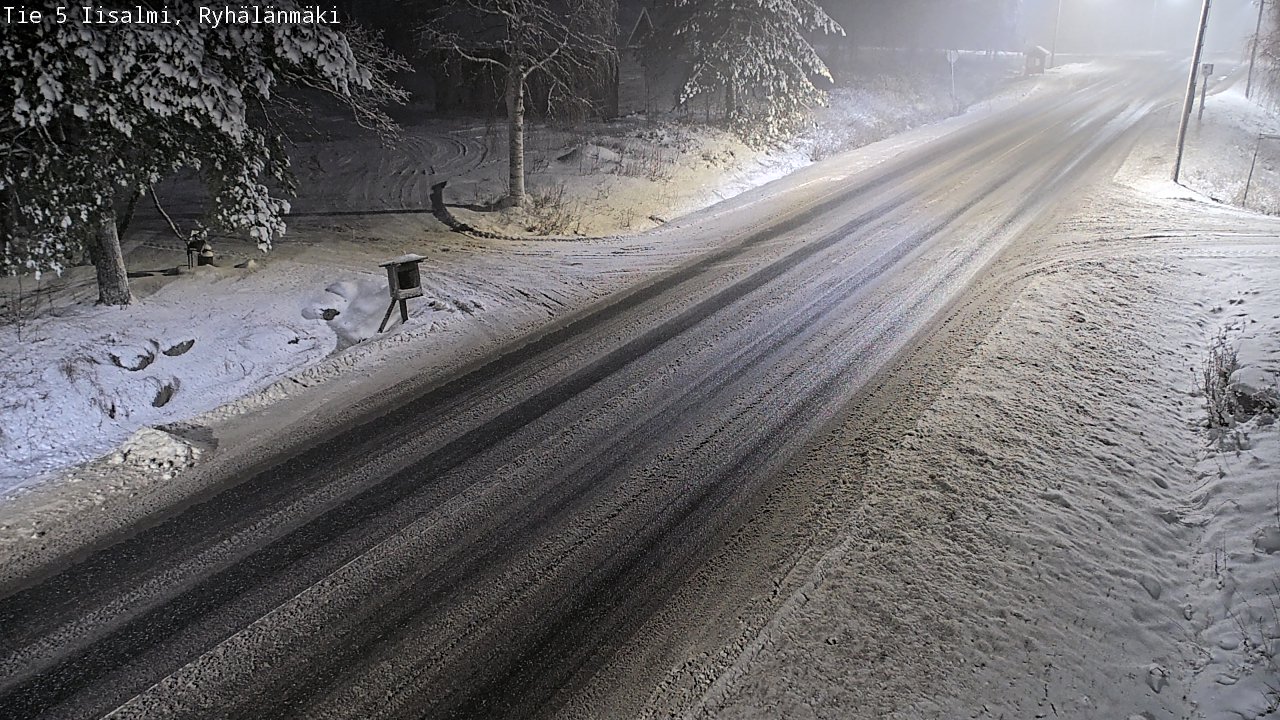 Weather Camera Image Väg 5 Idensalmi, Ryhälänmäki, Iisalmi, Pohjois-Savo