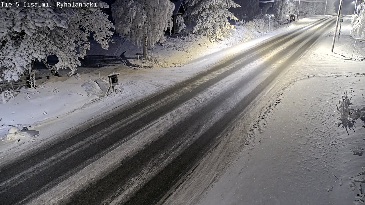 Weather Camera Image Väg 5 Idensalmi, Ryhälänmäki, Iisalmi, Pohjois-Savo