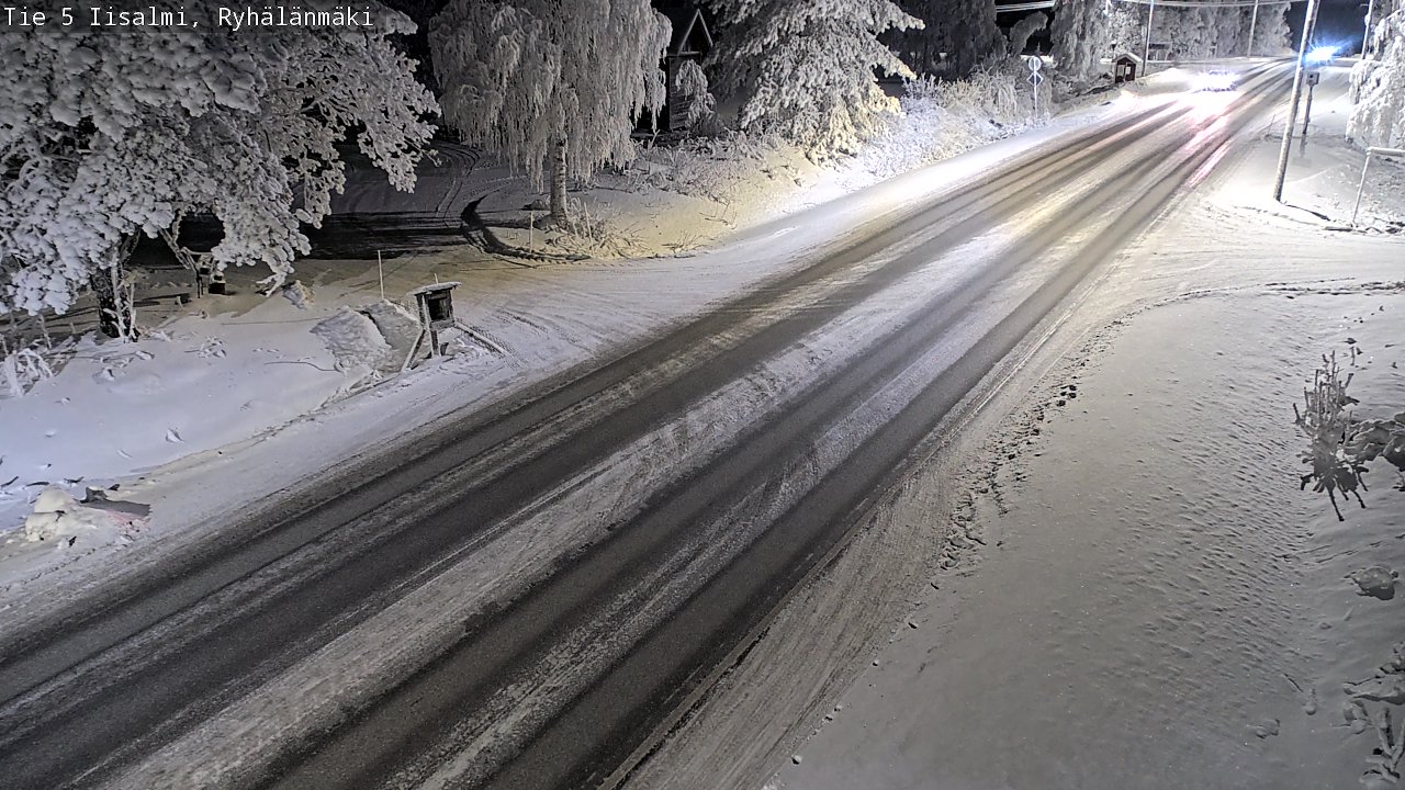 Weather Camera Image Väg 5 Idensalmi, Ryhälänmäki, Iisalmi, Pohjois-Savo