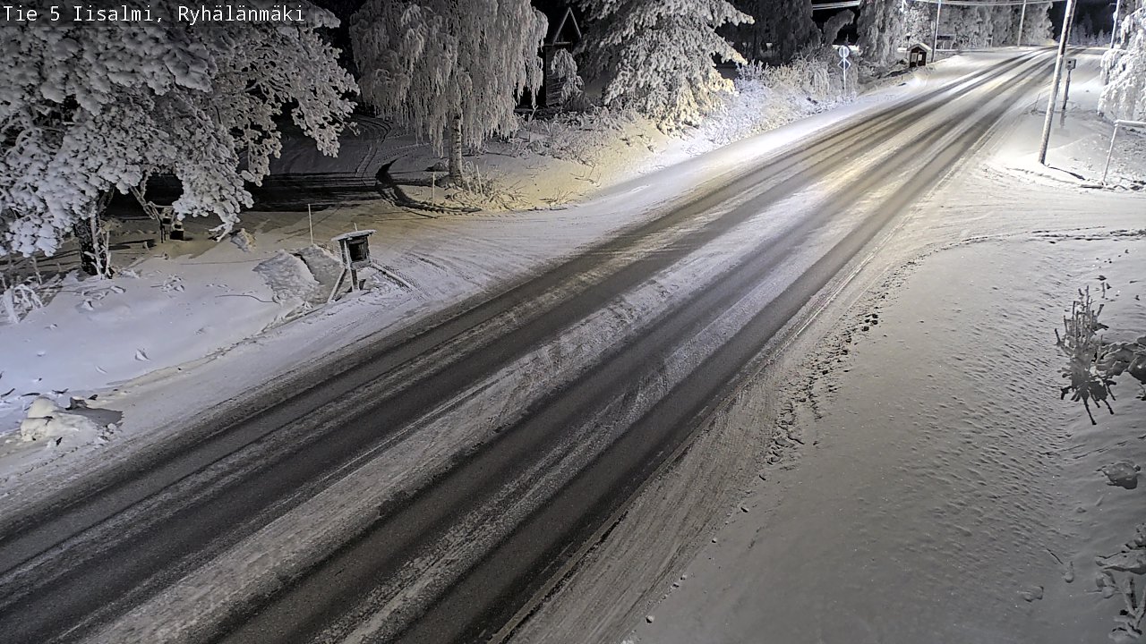 Weather Camera Image Väg 5 Idensalmi, Ryhälänmäki, Iisalmi, Pohjois-Savo