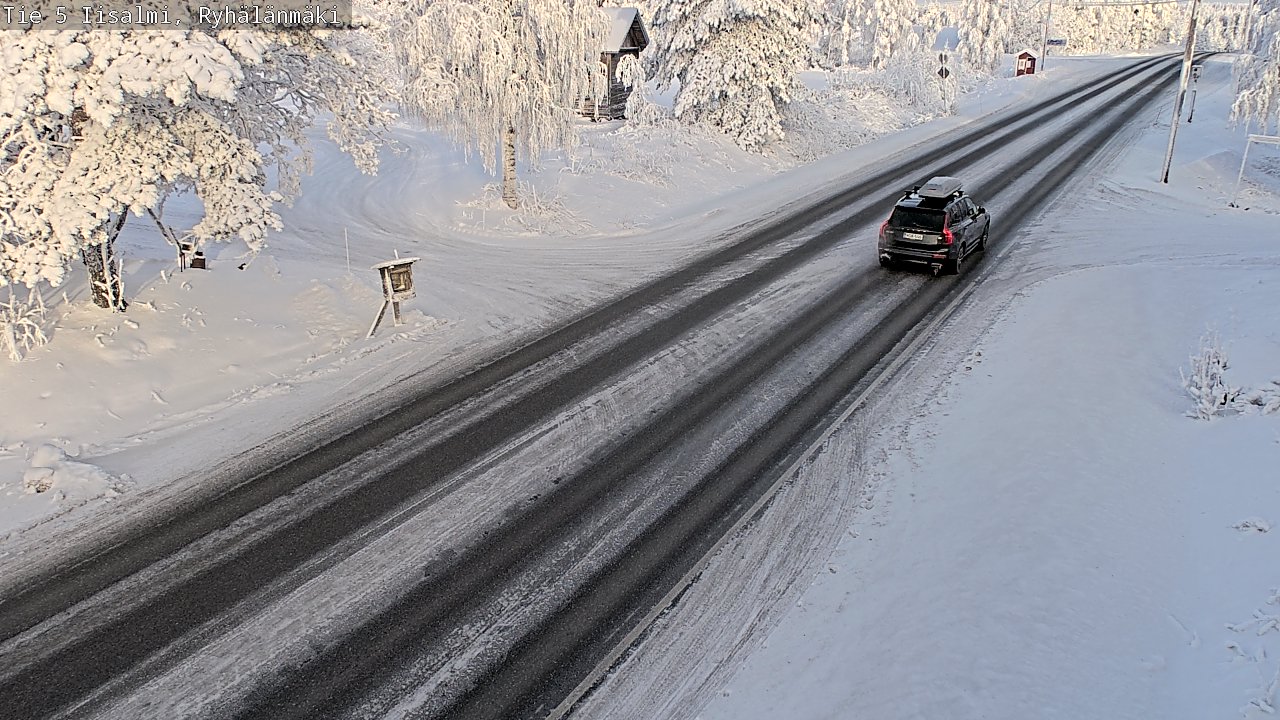 Weather Camera Image Väg 5 Idensalmi, Ryhälänmäki, Iisalmi, Pohjois-Savo