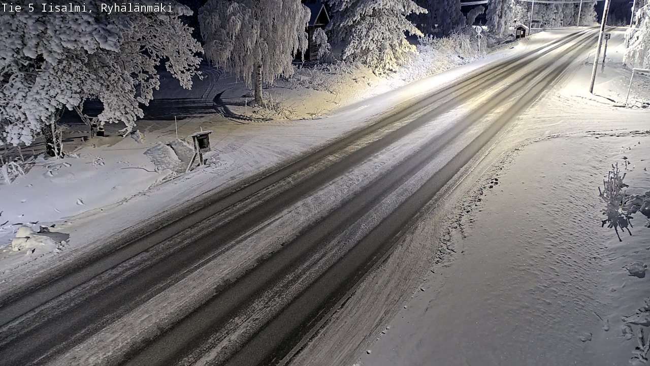 Weather Camera Image Väg 5 Idensalmi, Ryhälänmäki, Iisalmi, Pohjois-Savo