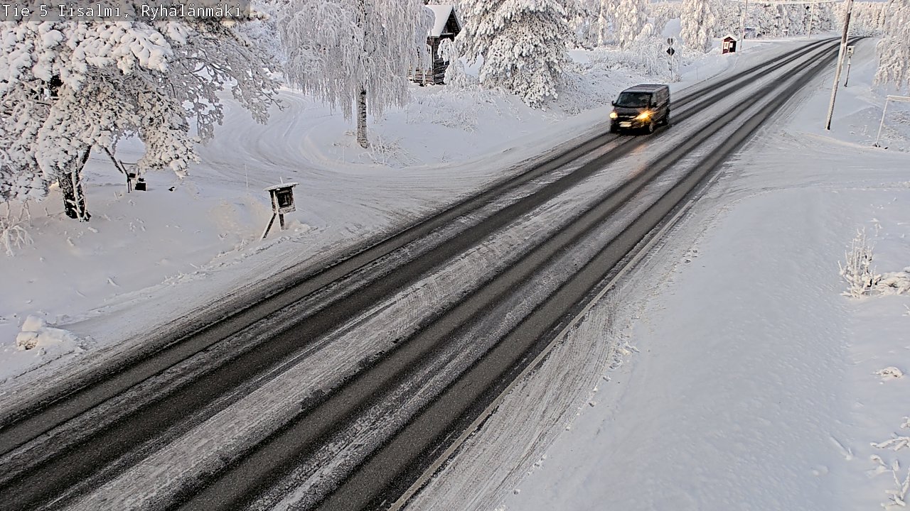 Weather Camera Image Väg 5 Idensalmi, Ryhälänmäki, Iisalmi, Pohjois-Savo