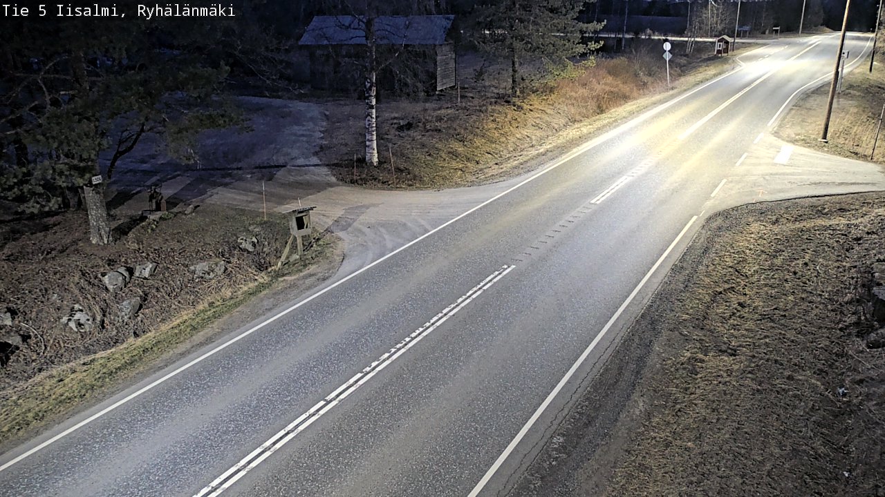 Weather Camera Image Väg 5 Idensalmi, Ryhälänmäki, Iisalmi, Pohjois-Savo