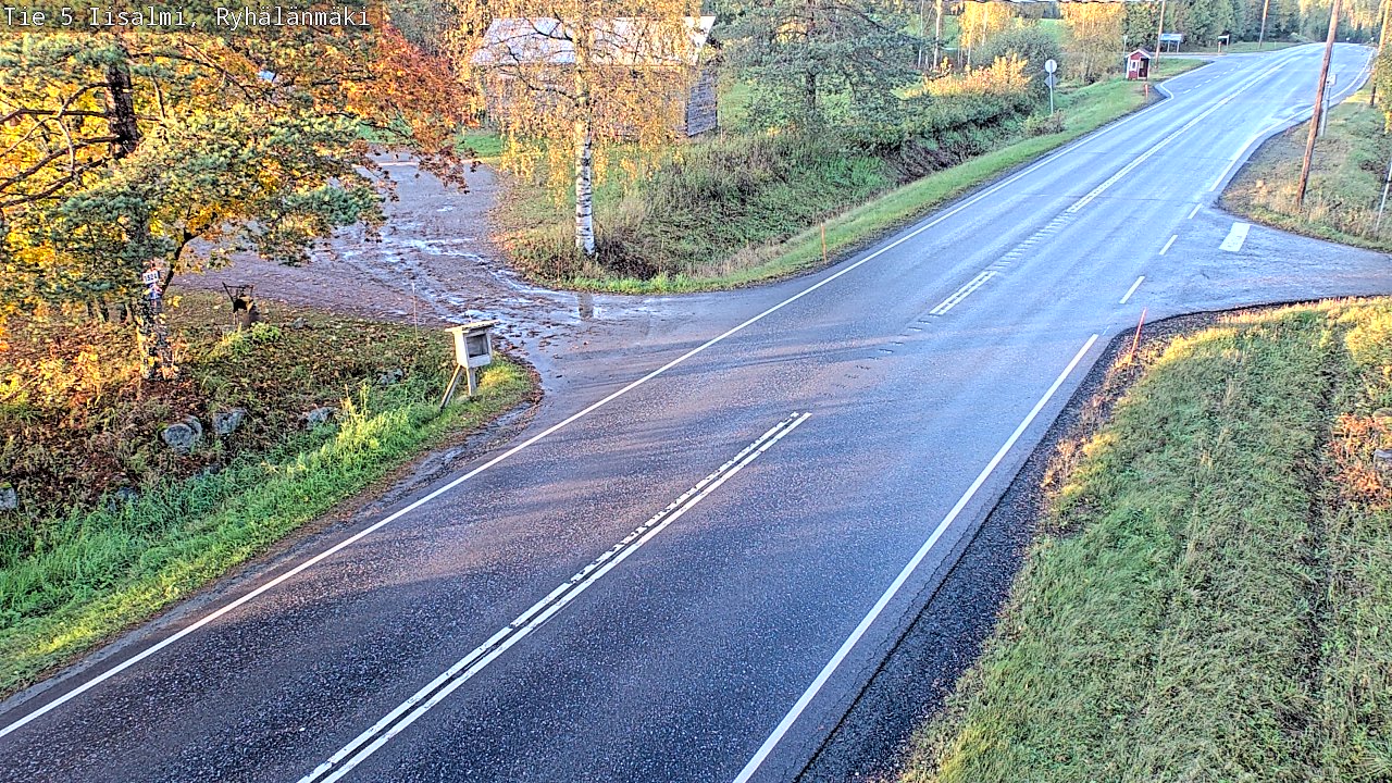 Weather Camera Image Road 5 Iisalmi, Ryhälänmäki, Iisalmi, Pohjois-Savo