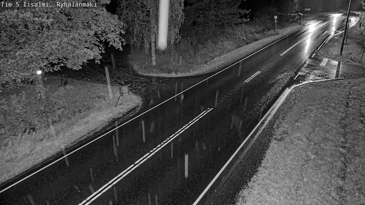 Weather Camera Image Road 5 Iisalmi, Ryhälänmäki, Iisalmi, Pohjois-Savo