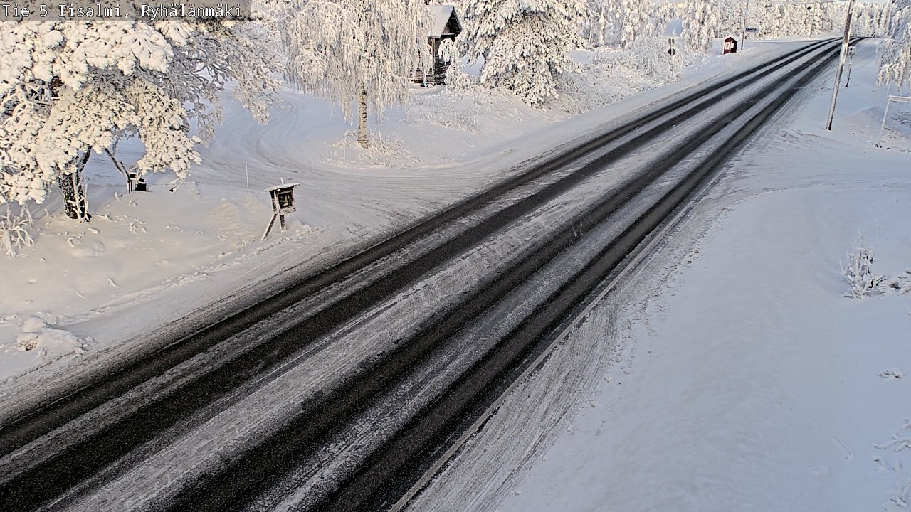 Weather Camera Image Väg 5 Idensalmi, Ryhälänmäki, Iisalmi, Pohjois-Savo