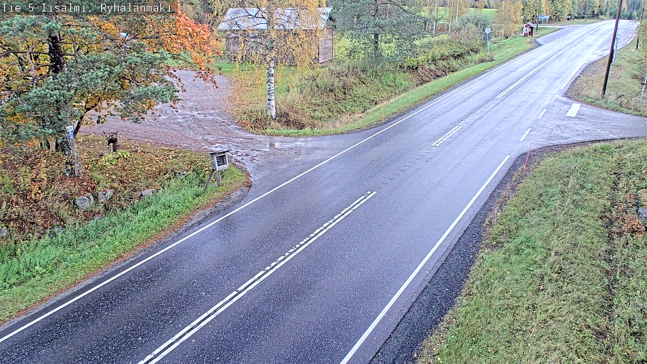 Weather Camera Image Road 5 Iisalmi, Ryhälänmäki, Iisalmi, Pohjois-Savo