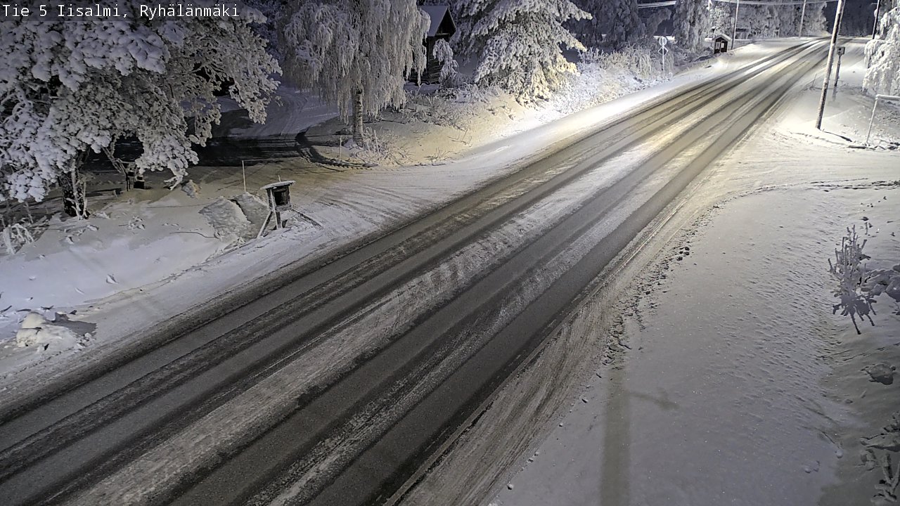 Weather Camera Image Väg 5 Idensalmi, Ryhälänmäki, Iisalmi, Pohjois-Savo