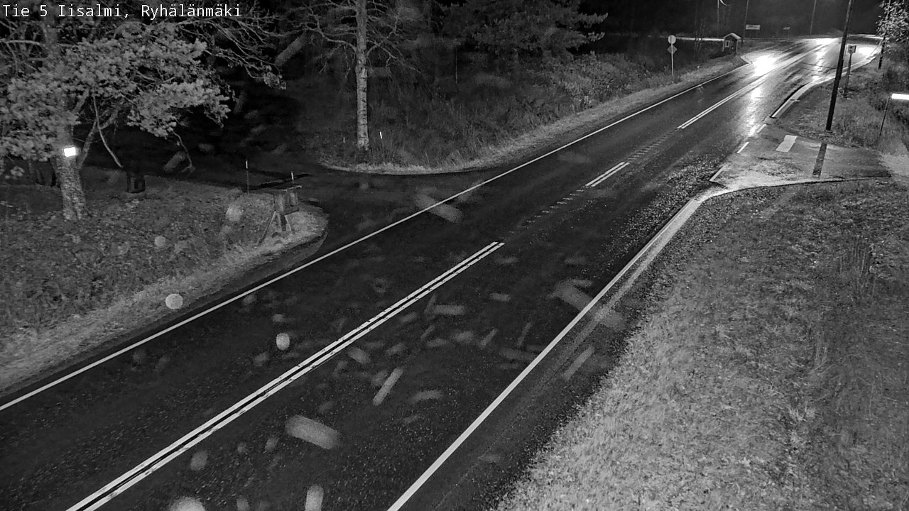 Weather Camera Image Väg 5 Idensalmi, Ryhälänmäki, Iisalmi, Pohjois-Savo