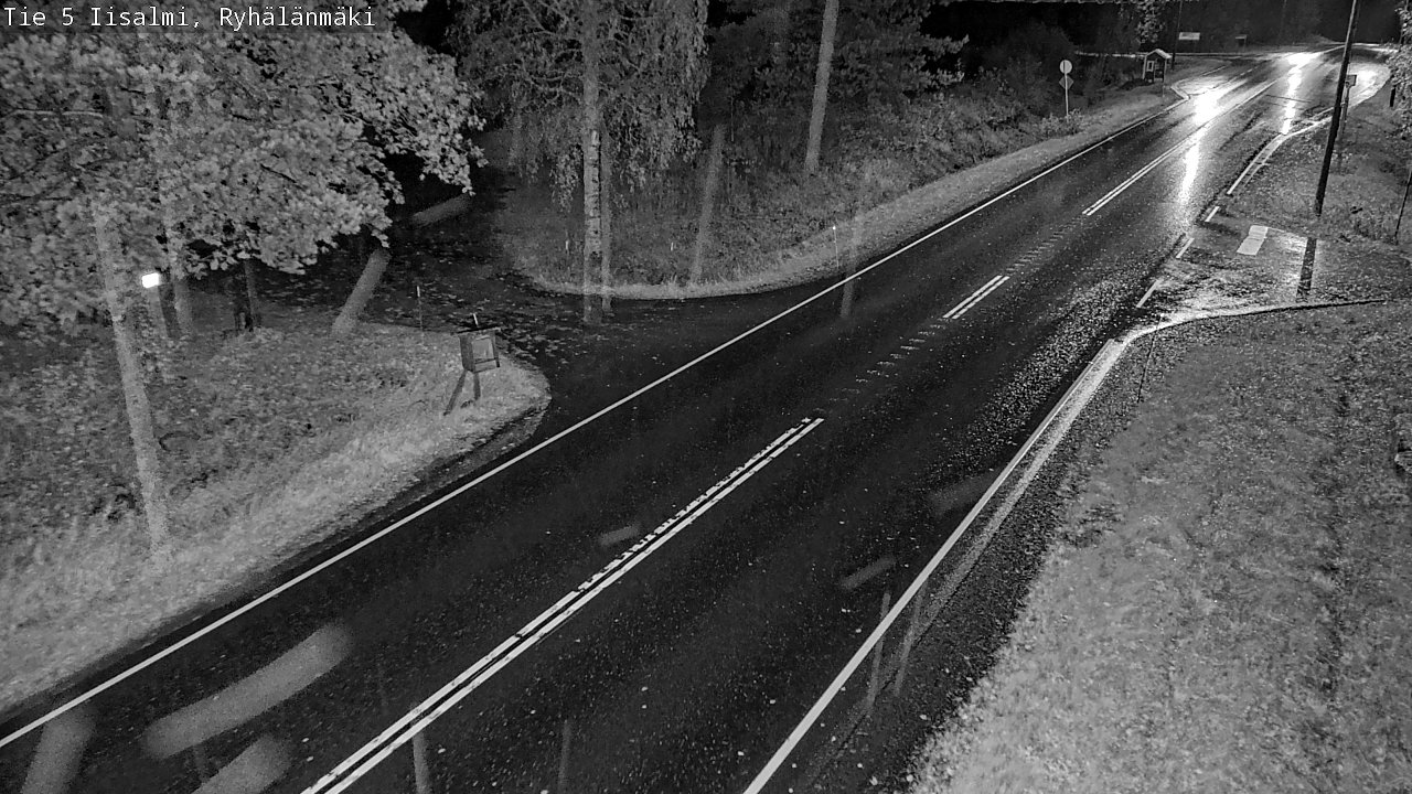 Weather Camera Image Road 5 Iisalmi, Ryhälänmäki, Iisalmi, Pohjois-Savo