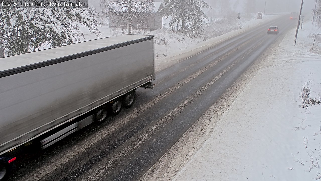 Weather Camera Image Väg 5 Idensalmi, Ryhälänmäki, Iisalmi, Pohjois-Savo