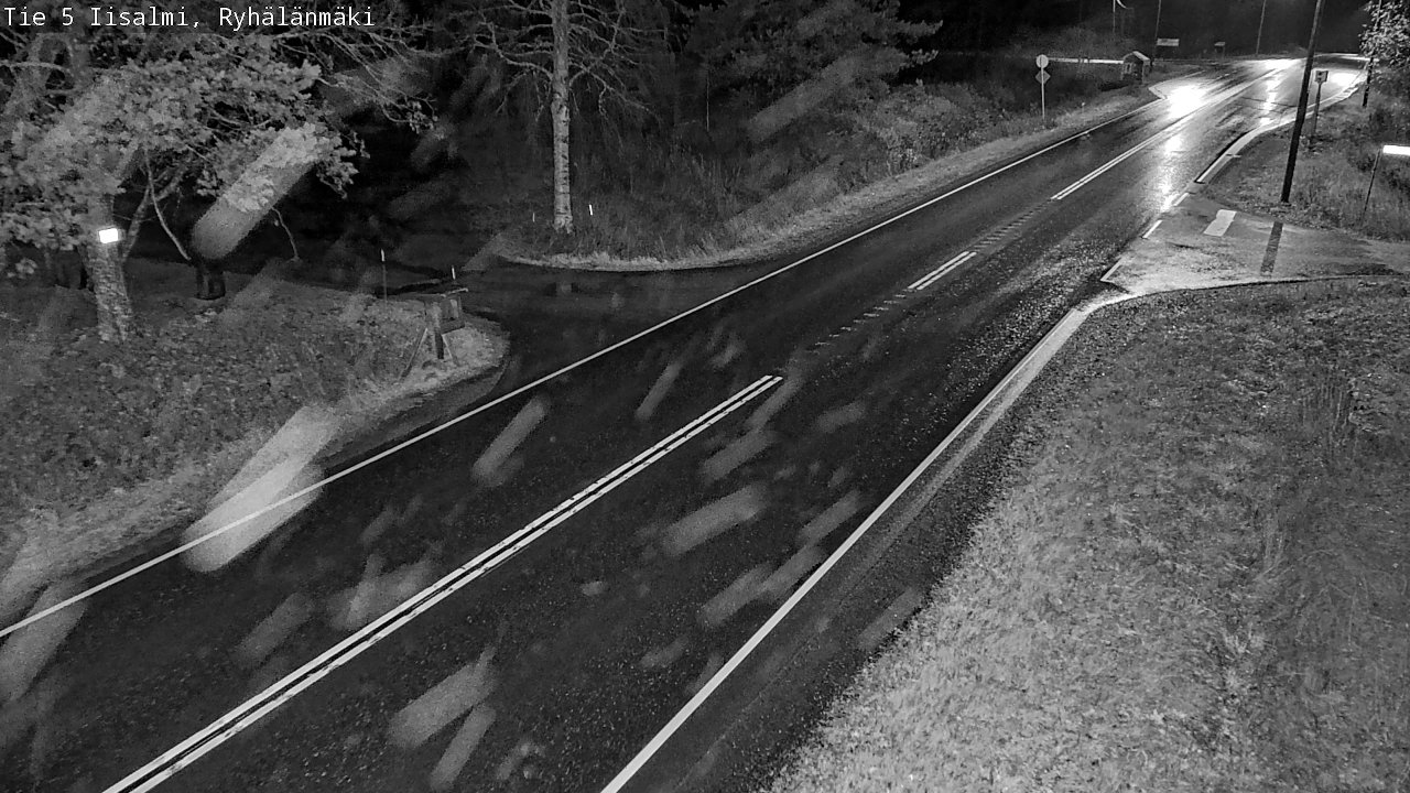 Weather Camera Image Väg 5 Idensalmi, Ryhälänmäki, Iisalmi, Pohjois-Savo