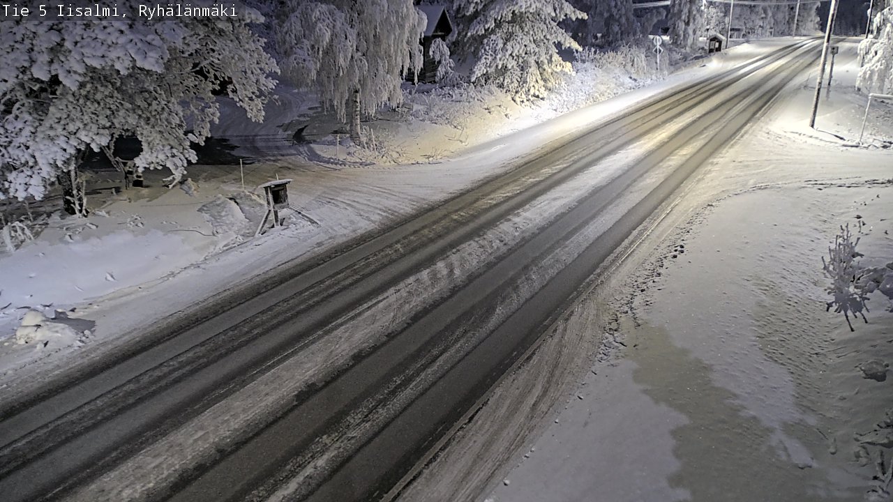 Weather Camera Image Väg 5 Idensalmi, Ryhälänmäki, Iisalmi, Pohjois-Savo