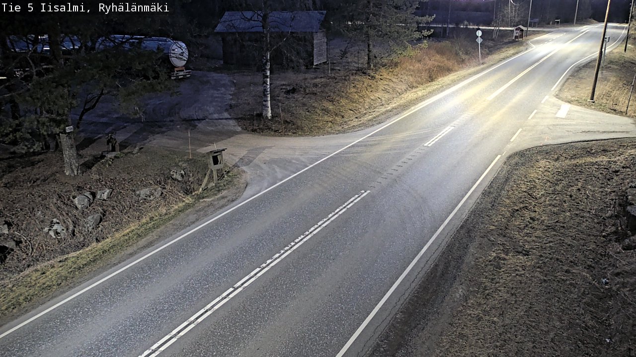 Weather Camera Image Väg 5 Idensalmi, Ryhälänmäki, Iisalmi, Pohjois-Savo