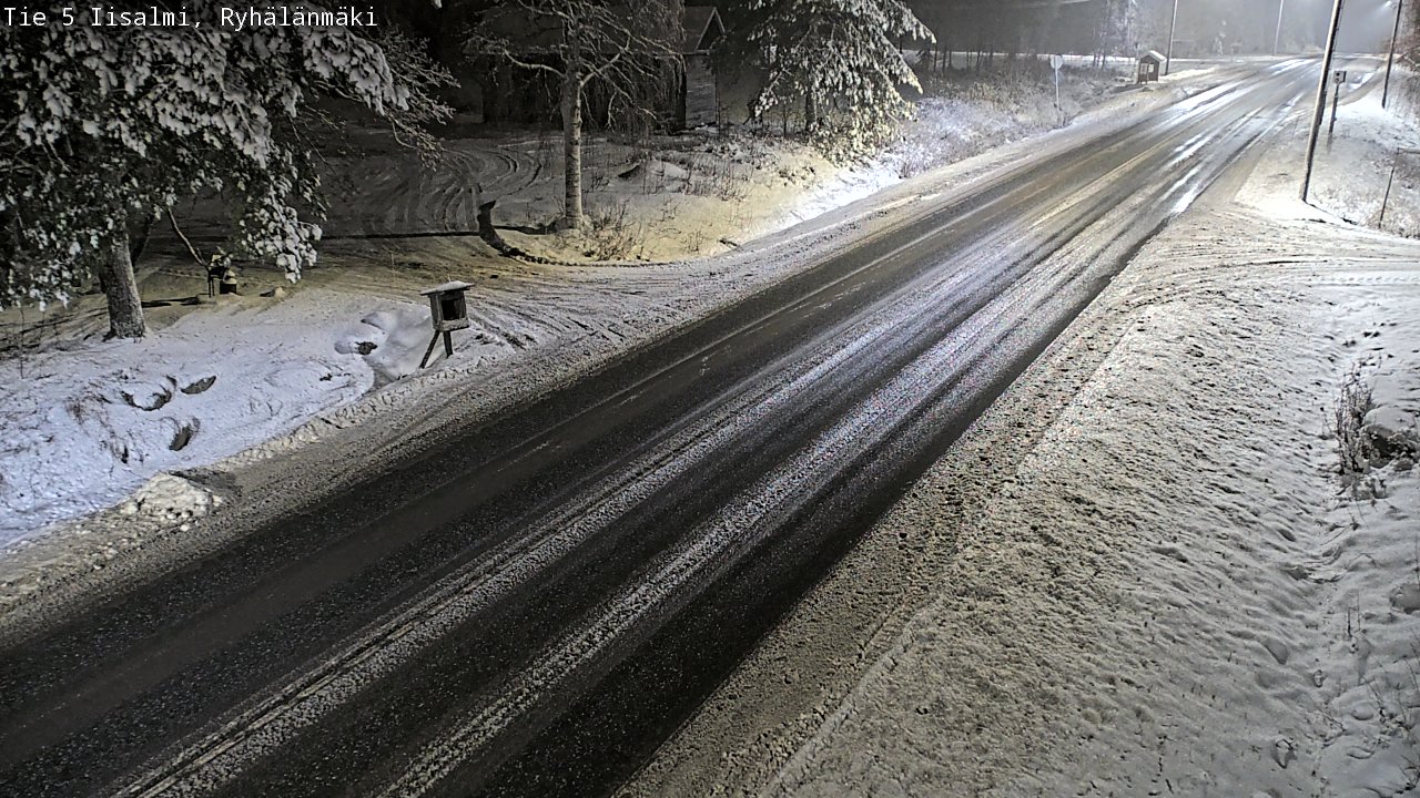 Weather Camera Image Väg 5 Idensalmi, Ryhälänmäki, Iisalmi, Pohjois-Savo