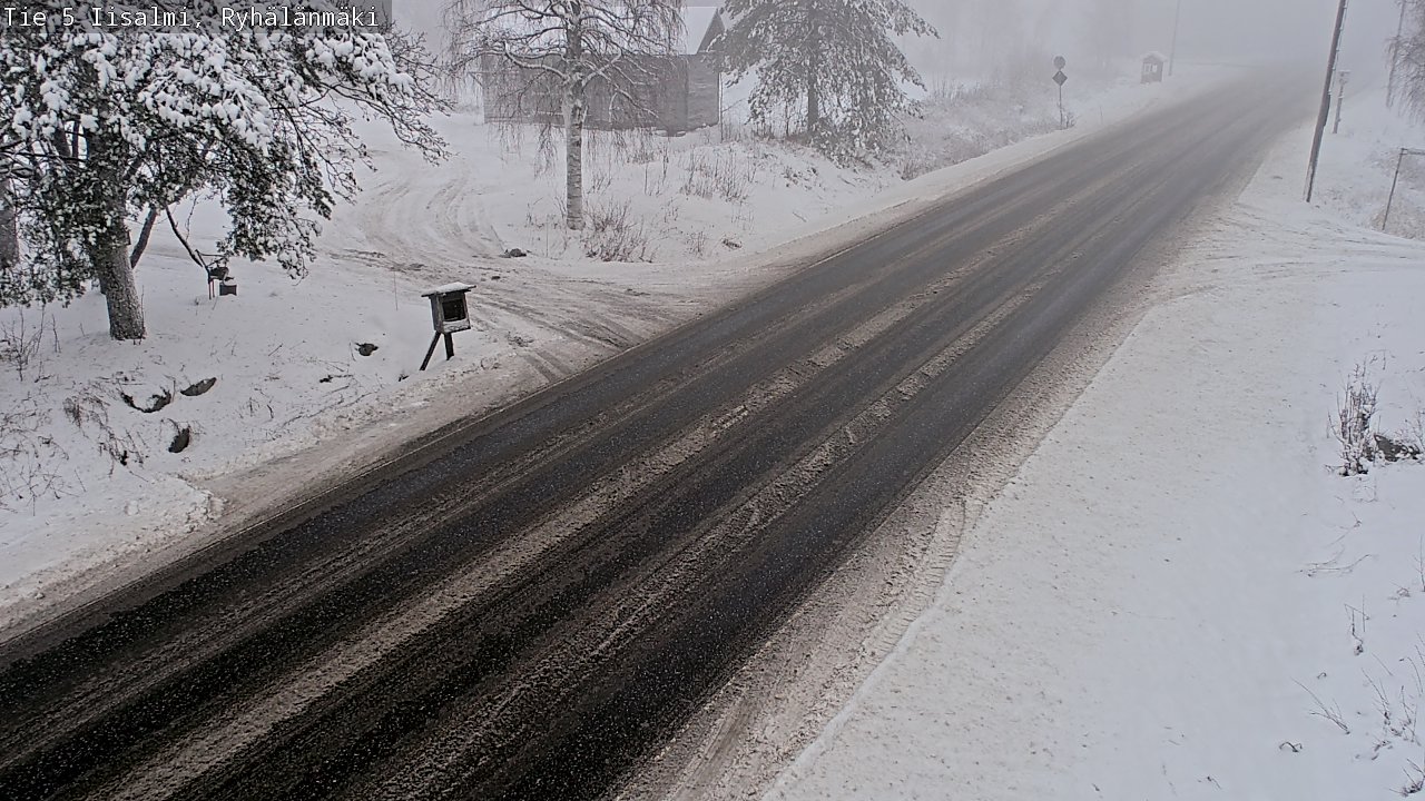 Weather Camera Image Väg 5 Idensalmi, Ryhälänmäki, Iisalmi, Pohjois-Savo