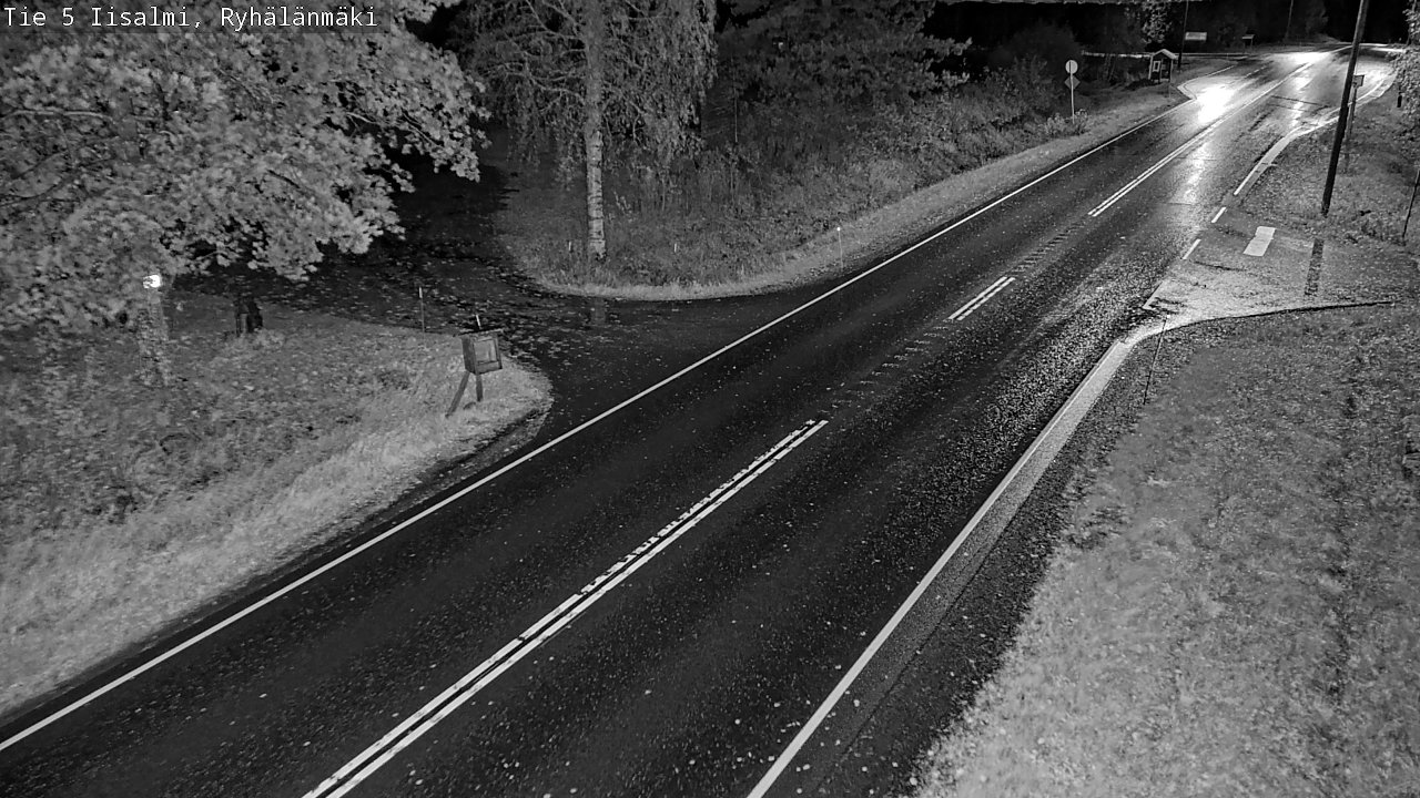 Weather Camera Image Road 5 Iisalmi, Ryhälänmäki, Iisalmi, Pohjois-Savo